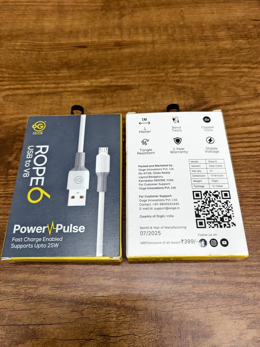 25W Micro fast charge cable 